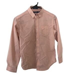 3/$15 Izod kids button down orange dress shirt